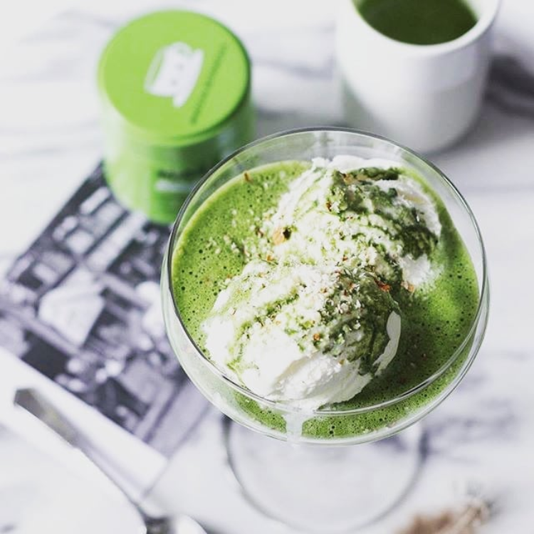 Affogato matcha